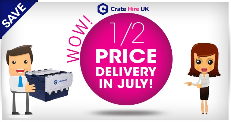 Half Price Delivery Crate Hire UK